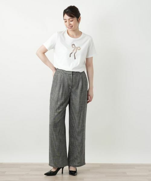 Leilian / レリアン その他パンツ | ワイドパンツ【Leilian WHITE LABEL】 | 詳細1