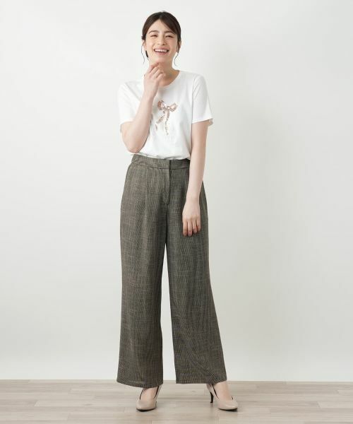 Leilian / レリアン その他パンツ | ワイドパンツ【Leilian WHITE LABEL】 | 詳細4