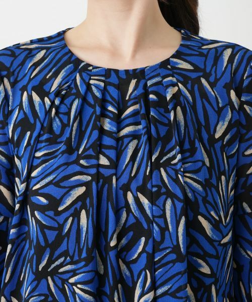 Leilian / レリアン シャツ・ブラウス | プリントタックブラウス【Leilian WHITE LABEL】 | 詳細10