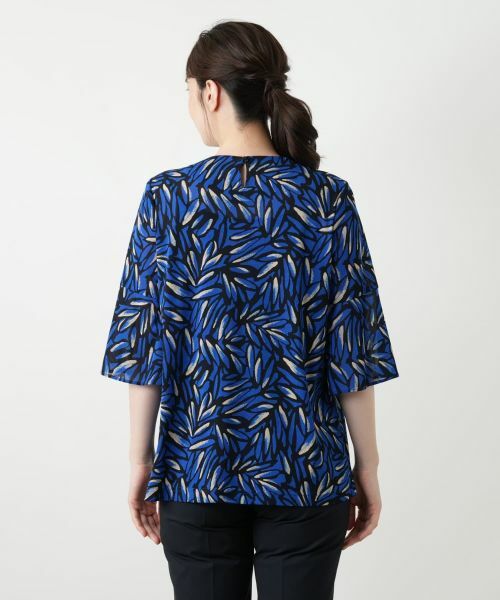 Leilian / レリアン シャツ・ブラウス | プリントタックブラウス【Leilian WHITE LABEL】 | 詳細9