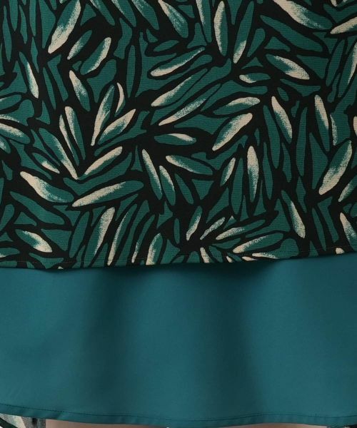 Leilian / レリアン ドレス | 洗えるプリントプリーツワンピース【パワーネット素材】【Leilian WHITE LABEL】 | 詳細17