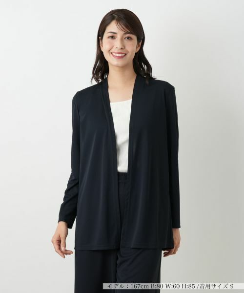 Leilian/レリアン 羽織ブラウス【Leilian WHITE LABEL】 ネイビー 9(M) Leilian/レリアン 羽織ブラウス【Leilian WHITE LABEL】 ネイビー 9(M)