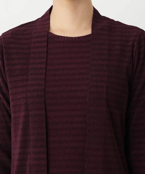 Leilian / レリアン シャツ・ブラウス | ボーダー羽織ブラウス【Leilian WHITE LABEL】 | 詳細10