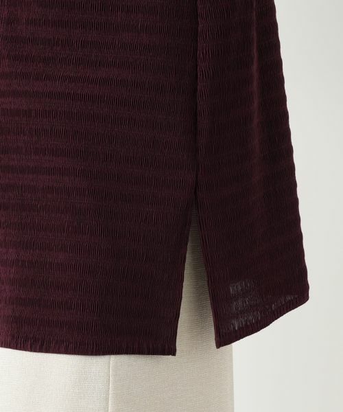 Leilian / レリアン シャツ・ブラウス | ボーダー羽織ブラウス【Leilian WHITE LABEL】 | 詳細13