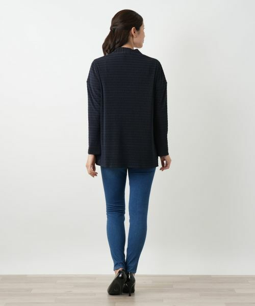 Leilian / レリアン シャツ・ブラウス | ボーダー羽織ブラウス【Leilian WHITE LABEL】 | 詳細3