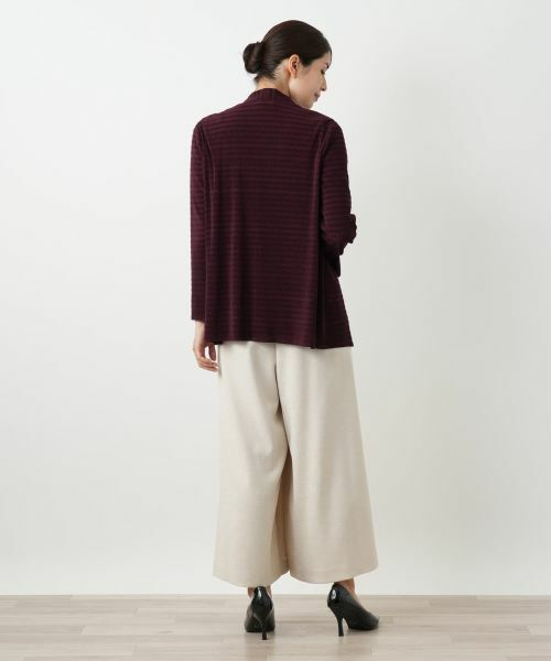 Leilian / レリアン シャツ・ブラウス | ボーダー羽織ブラウス【Leilian WHITE LABEL】 | 詳細6