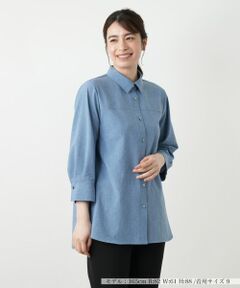 Leilian / レリアン シャツ・ブラウス | 七分袖ブラウス【Leilian WHITE LABEL】