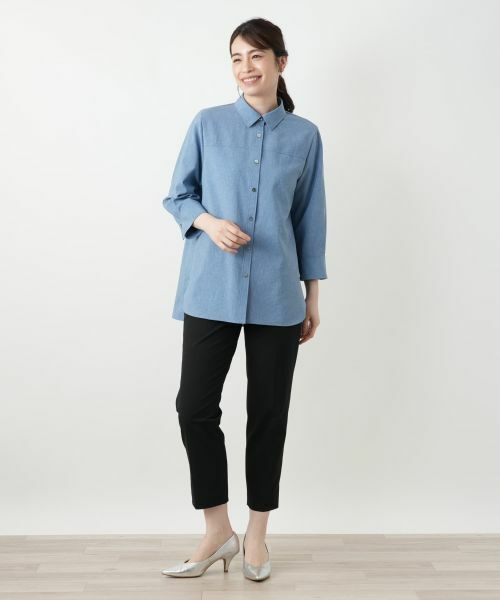 Leilian / レリアン シャツ・ブラウス | 七分袖ブラウス【Leilian WHITE LABEL】 | 詳細4