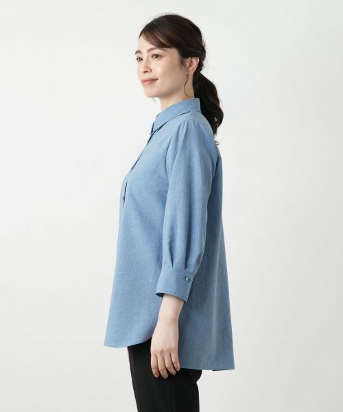 Leilian / レリアン シャツ・ブラウス | 七分袖ブラウス【Leilian WHITE LABEL】 | 詳細8