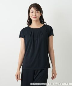 Leilian / レリアン カットソー | タックカットソー【Leilian WHITE LABEL】