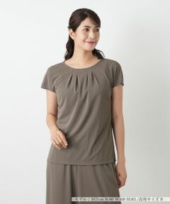 Leilian / レリアン カットソー | タックカットソー【Leilian WHITE LABEL】