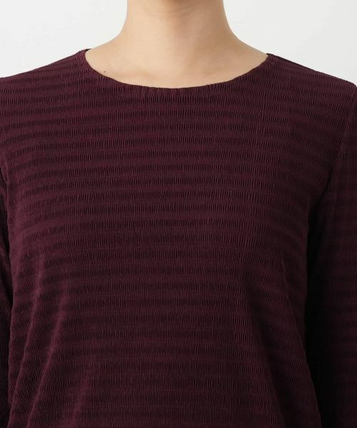 Leilian / レリアン カットソー | ボーダー七分袖カットソー【Leilian WHITE LABEL】 | 詳細10