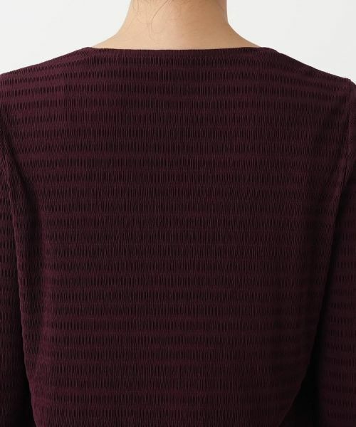 Leilian / レリアン カットソー | ボーダー七分袖カットソー【Leilian WHITE LABEL】 | 詳細11