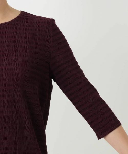 Leilian / レリアン カットソー | ボーダー七分袖カットソー【Leilian WHITE LABEL】 | 詳細12