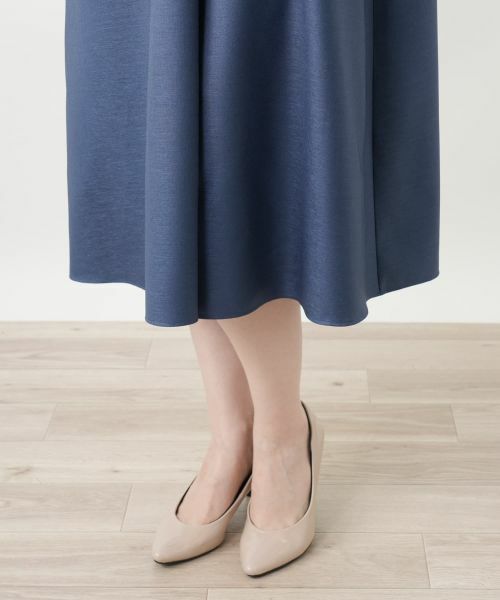 Leilian / レリアン ドレス | スキッパーフレアワンピース【Leilian WHITE LABEL】 | 詳細14