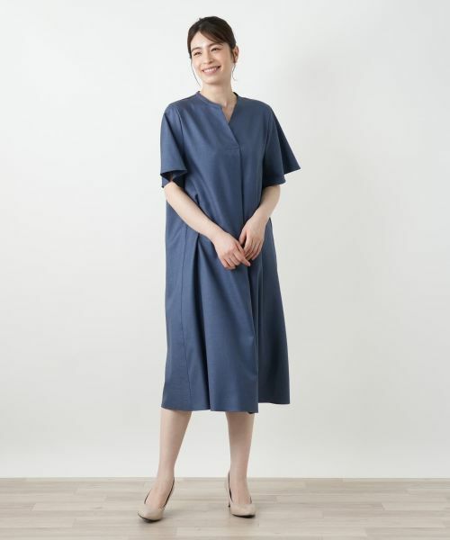 Leilian / レリアン ドレス | スキッパーフレアワンピース【Leilian WHITE LABEL】 | 詳細5