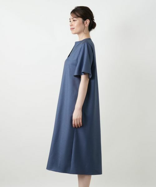 Leilian / レリアン ドレス | スキッパーフレアワンピース【Leilian WHITE LABEL】 | 詳細9