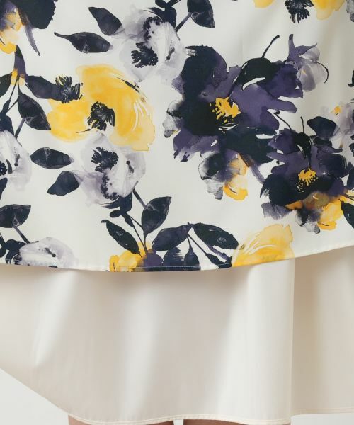 Leilian / レリアン ドレス | 洗える花柄フレアワンピース【Leilian WHITE LABEL】 | 詳細10