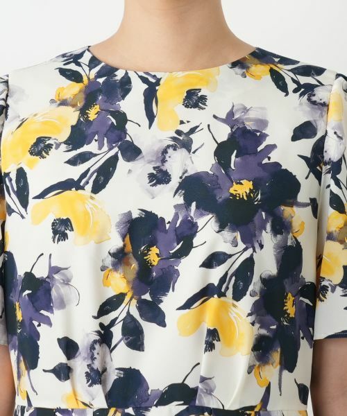 Leilian / レリアン ドレス | 洗える花柄フレアワンピース【Leilian WHITE LABEL】 | 詳細4