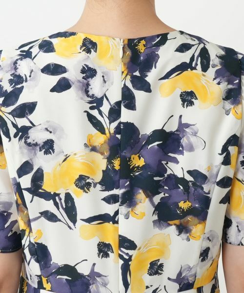 Leilian / レリアン ドレス | 洗える花柄フレアワンピース【Leilian WHITE LABEL】 | 詳細5