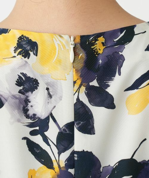 Leilian / レリアン ドレス | 洗える花柄フレアワンピース【Leilian WHITE LABEL】 | 詳細6
