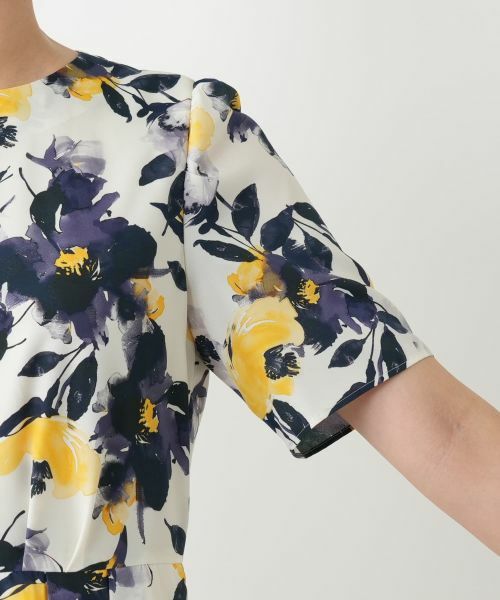 Leilian / レリアン ドレス | 洗える花柄フレアワンピース【Leilian WHITE LABEL】 | 詳細7