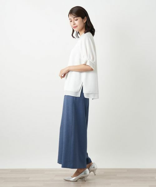 Leilian / レリアン シャツ・ブラウス | クルーネックブラウス【Leilian WHITE LABEL】 | 詳細2