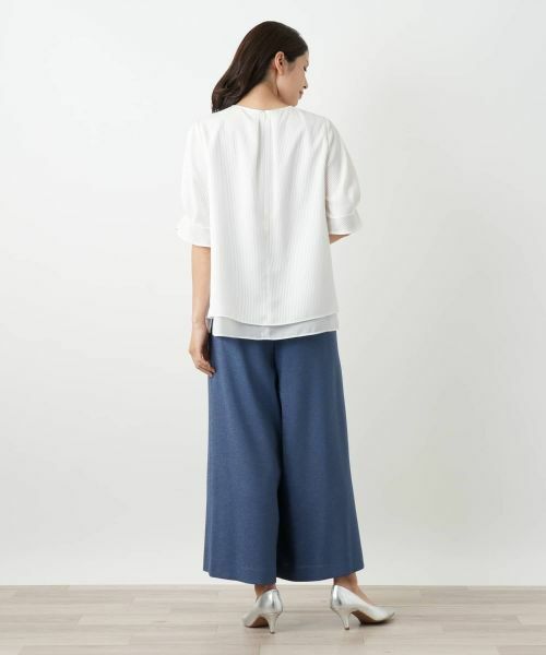 Leilian / レリアン シャツ・ブラウス | クルーネックブラウス【Leilian WHITE LABEL】 | 詳細3