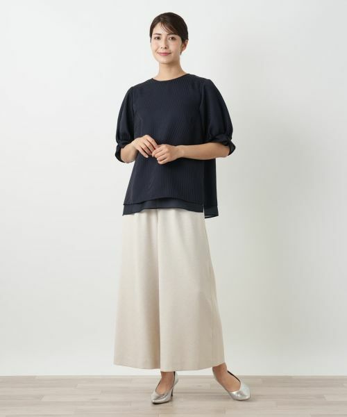 Leilian / レリアン シャツ・ブラウス | クルーネックブラウス【Leilian WHITE LABEL】 | 詳細4