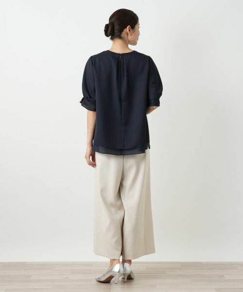 Leilian / レリアン シャツ・ブラウス | クルーネックブラウス【Leilian WHITE LABEL】 | 詳細6