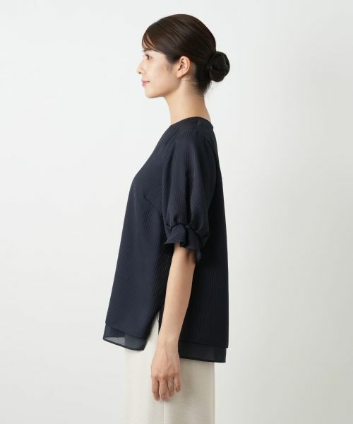 Leilian / レリアン シャツ・ブラウス | クルーネックブラウス【Leilian WHITE LABEL】 | 詳細8