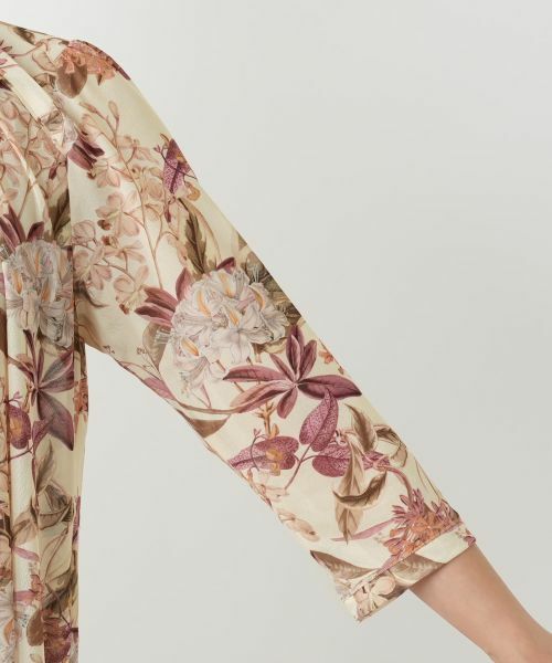 Leilian / レリアン シャツ・ブラウス | 花柄フレアブラウス【Leilian WHITE LABEL】 | 詳細10