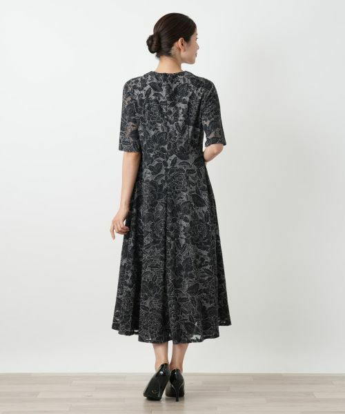 Leilian / レリアン ドレス | 刺繍フレアワンピース | 詳細3