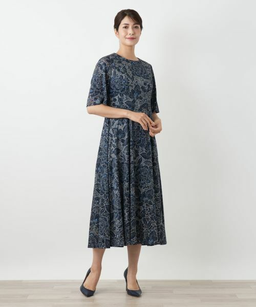 Leilian / レリアン ドレス | 刺繍フレアワンピース | 詳細4