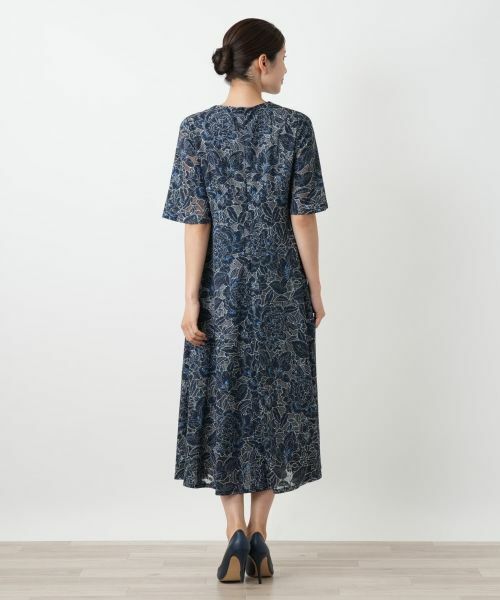 Leilian / レリアン ドレス | 刺繍フレアワンピース | 詳細6