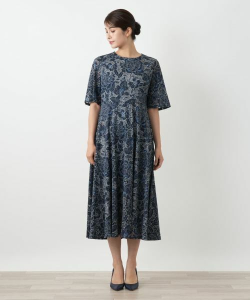 Leilian / レリアン ドレス | 刺繍フレアワンピース | 詳細7