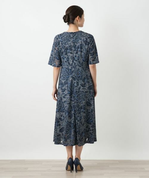 Leilian / レリアン ドレス | 刺繍フレアワンピース | 詳細9