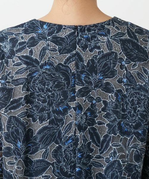 Leilian / レリアン シャツ・ブラウス | 刺繍クルーネックブラウス | 詳細11