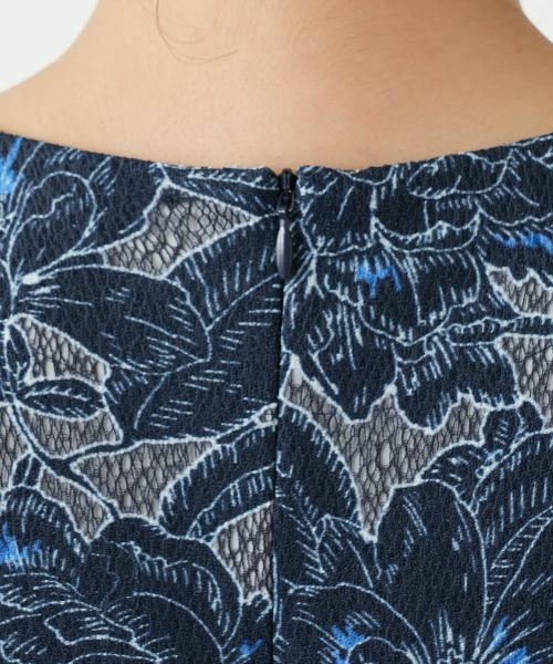 Leilian / レリアン シャツ・ブラウス | 刺繍クルーネックブラウス | 詳細12