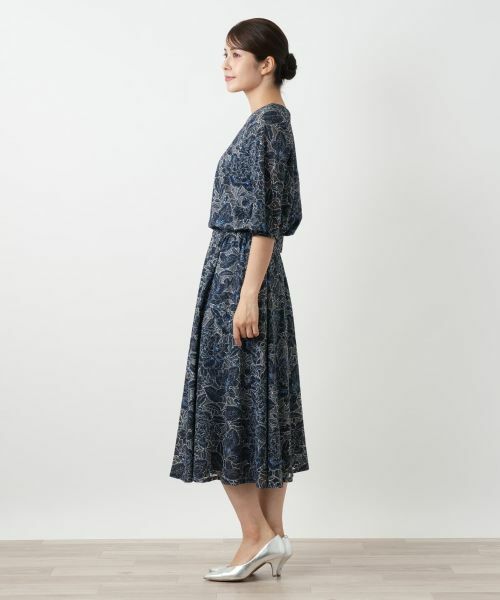 Leilian / レリアン ミニ・ひざ丈スカート | フラワー刺繍スカート | 詳細5