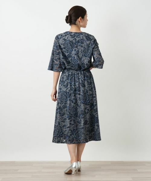 Leilian / レリアン ミニ・ひざ丈スカート | フラワー刺繍スカート | 詳細6