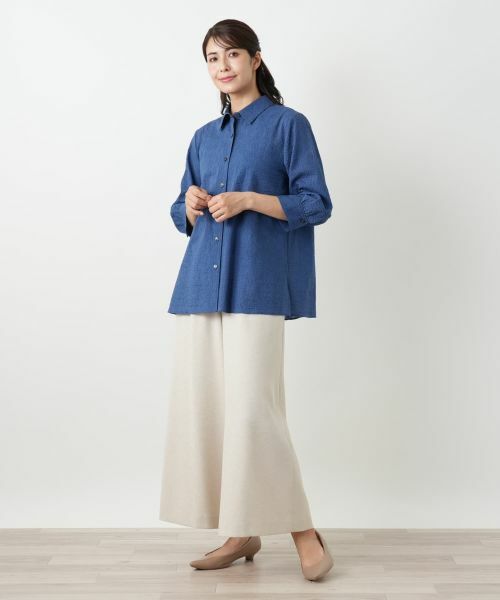 Leilian / レリアン シャツ・ブラウス | 七分袖ブラウス【Leilian WHITE LABEL】 | 詳細4