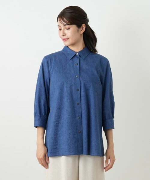 Leilian / レリアン シャツ・ブラウス | 七分袖ブラウス【Leilian WHITE LABEL】 | 詳細7