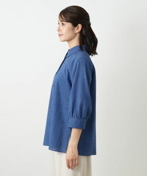 Leilian / レリアン シャツ・ブラウス | 七分袖ブラウス【Leilian WHITE LABEL】 | 詳細8