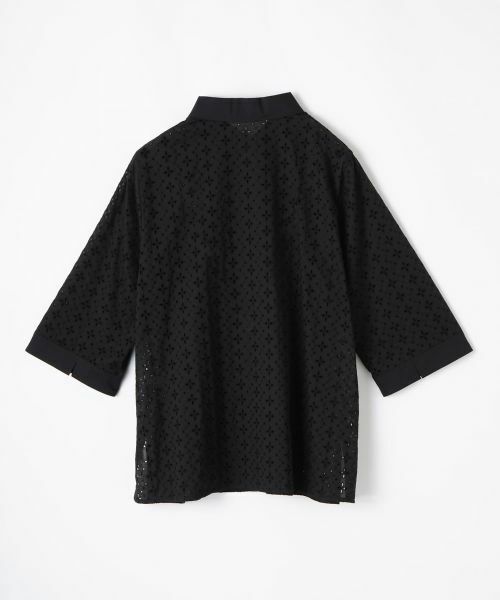 Leilian / レリアン シャツ・ブラウス | カットワーク七分袖ブラウス【Leilian WHITE LABEL】 | 詳細19