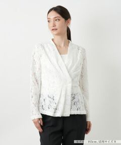 Leilian / レリアン テーラードジャケット | ノーカラージャケット