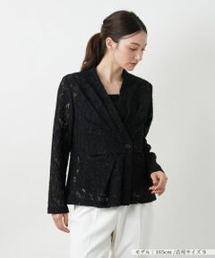 Leilian / レリアン テーラードジャケット | ノーカラージャケット