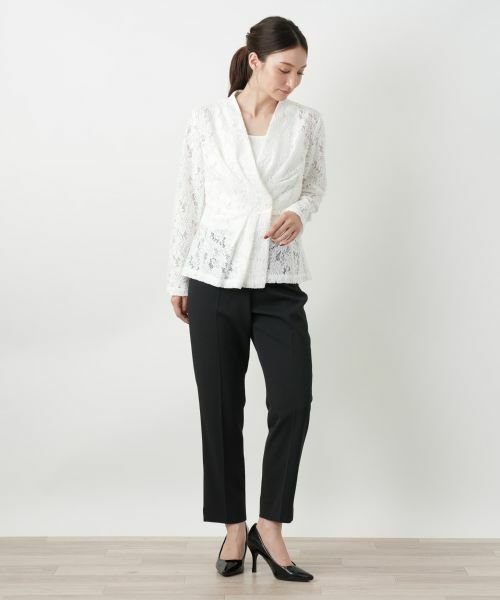 Leilian / レリアン テーラードジャケット | ノーカラージャケット | 詳細1