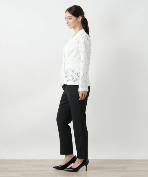 Leilian / レリアン テーラードジャケット | ノーカラージャケット | 詳細2