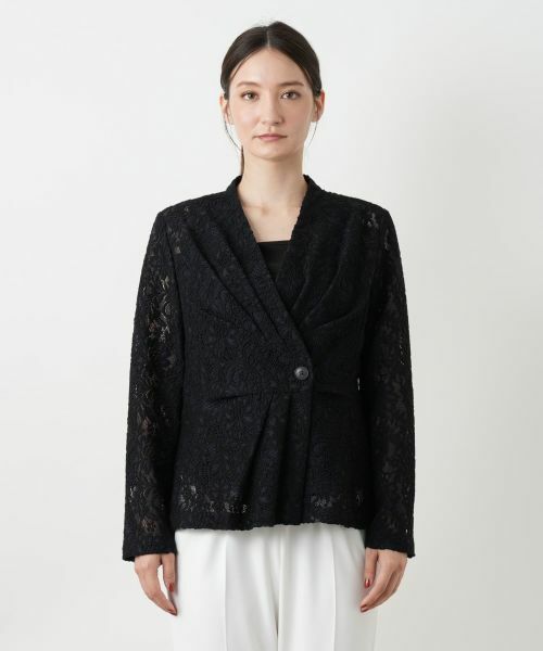 Leilian / レリアン テーラードジャケット | ノーカラージャケット | 詳細7